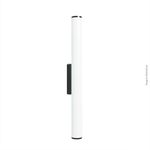 ARANDELA D30 PRETA 40CM 1X120L 220V IP65 3,6W 320LU 3000K