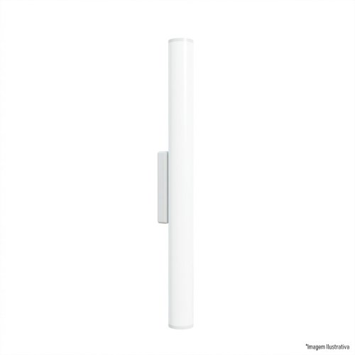 ARANDELA D30 BRANCA 60CM 1X120L 127V IP65 6W 525LU 3000K