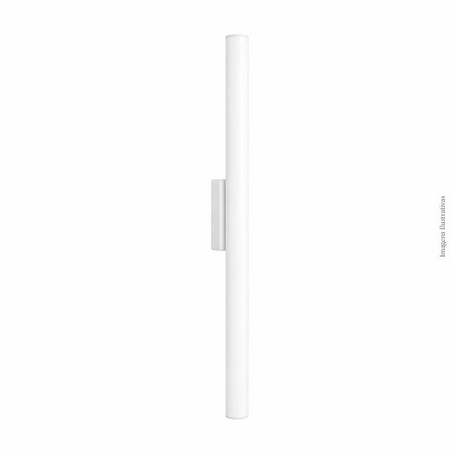 ARANDELA D60 BRANCA 40CM 2X120L 127V IP65 7,2W 640LU 3000K