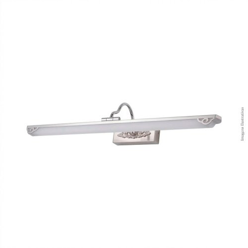 ARANDELA FLAT ESPELHO LED CROMADA 3.000K