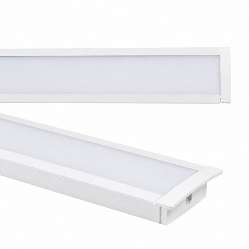 Barra de Led Embutir Branco 100cm 9w 220v 3000k