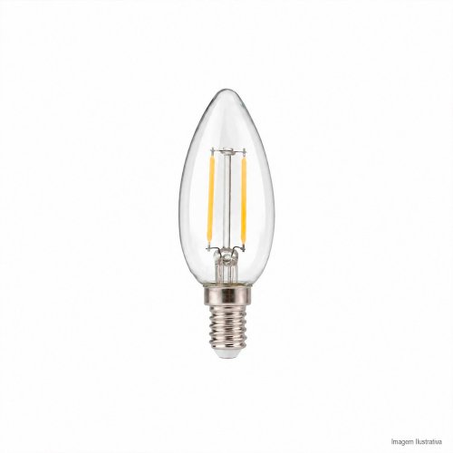 LAMPADA VELA LED 220V BOCAL E14 2700K