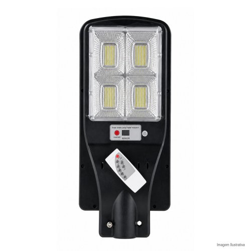 LUMINÁRIA SOLAR 480 LEDS 4 FOCOS IP67 10W