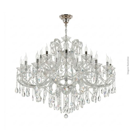 LUSTRE MARIA TERESA TRANSPARENTE 36 SOQUETES